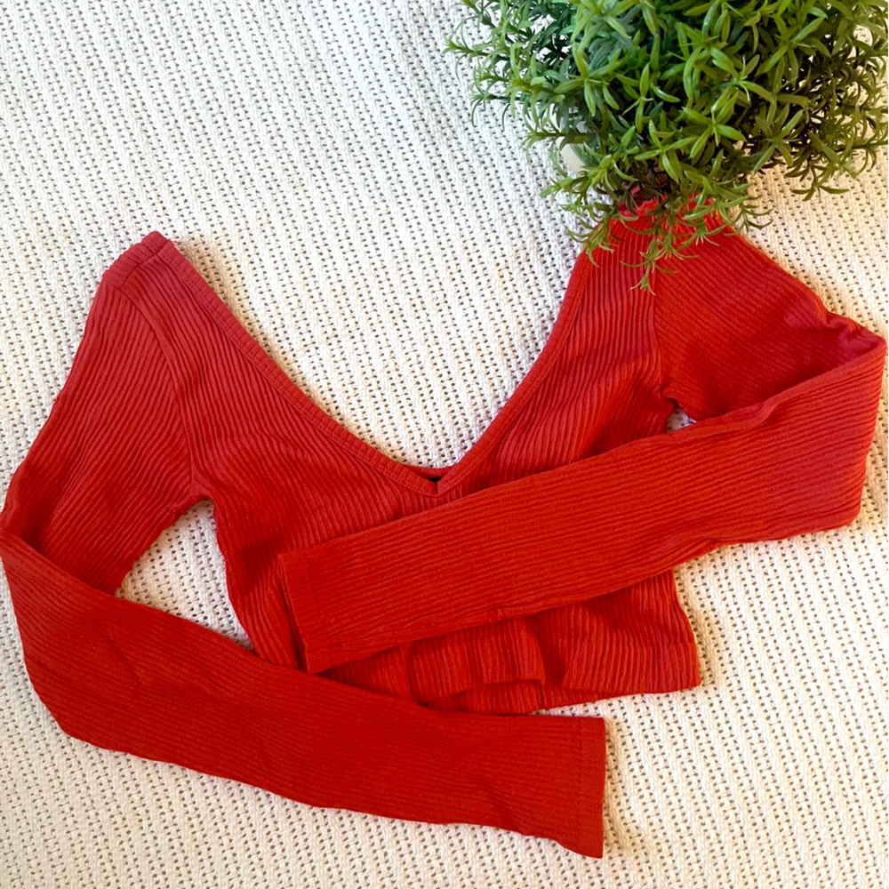 Long Sleeve Crop Top